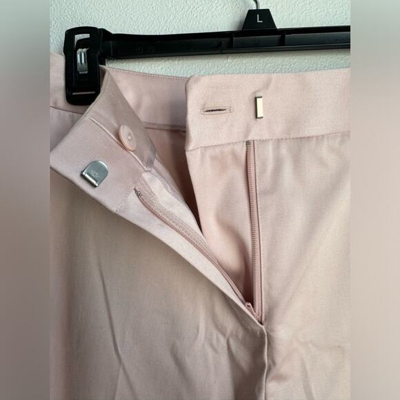 Lafayette 148 New York Pink High Rise Wide leg Dress Pants - Picture 4 of 6